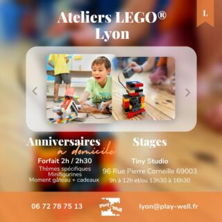 Stage LEGO® 5/12 ans- 5j - Paris 11è - Atelier Enfant Paris 11e